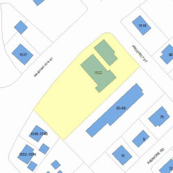 1522 Washington St, Newton MA  02465-2242 plot plan