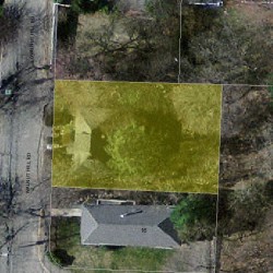 14 Walnut Hill Rd, Newton MA  02459-2667 aerial view