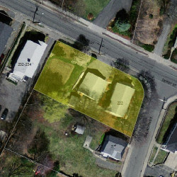 222 Derby St, Newton MA 02465-1006 aerial view