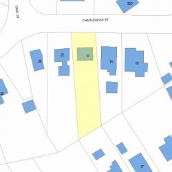18 Charlemont St, Newton MA 02461-1908 plot plan