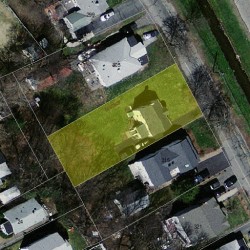 311 Albemarle Rd, Newton MA 02460-1358 aerial view