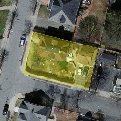 18 Rowe St, Newton MA 02466-1508 aerial view