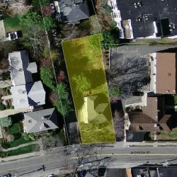 37 Jackson St, Newton MA 02459-2511 aerial view