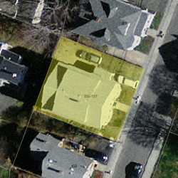 155 Charlesbank Rd, Newton MA 02458-1739 aerial view