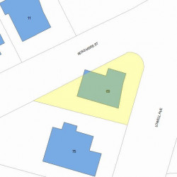 69 Lowell Ave, Newton MA 02460-1502 plot plan