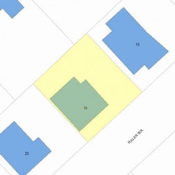 19 Fuller Ter, Newton MA 02465-1210 plot plan