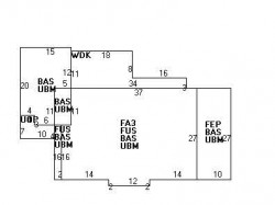 240 Windsor Rd, Newton MA 02468-1120 floor plan