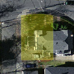 362 Ward St, Newton MA 02459-1217 aerial view