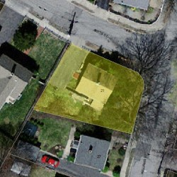 21 Williams St, Newton MA 02464-1348 aerial view