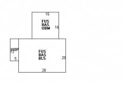 81 Dalby St, Newton MA  02458-1032 floor plan