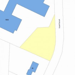 83 Stanton Ave, Newton MA 02466-3005 plot plan