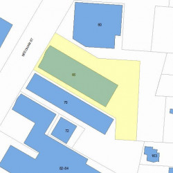 66 Needham St, Newton MA  02461-1616 plot plan