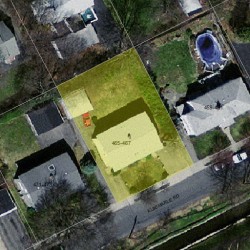 467 Albemarle Rd, Newton MA 02460-1357 aerial view