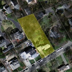 91 Temple St, Newton MA 02465-2306 aerial view