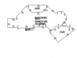 48 Bonnybrook Rd, Newton MA 02468-1001 floor plan