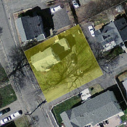 125 Edinboro St, Newton MA 02460-1337 aerial view