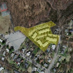 91 Staniford St, Newton MA  02466-1129 aerial view