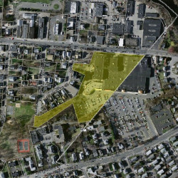 148 California St, Newton MA  02458-1005 aerial view