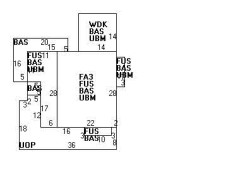 340 Cabot St, Newton MA 02460-2254 floor plan
