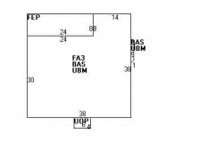 3 Winona St, Newton MA  02466-1417 floor plan