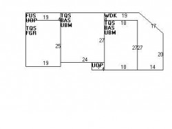 922 Dedham St, Newton MA  02459-3422 floor plan
