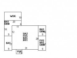 67 Oak Cliff Rd, Newton MA  02460-2324 floor plan