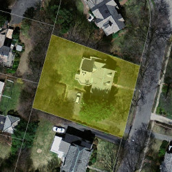 15 Locke Rd, Newton MA 02468-1415 aerial view