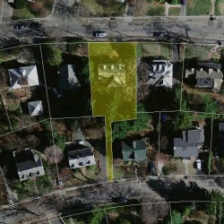 52 Nonantum St, Newton MA  02458-2434 aerial view