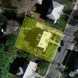 47 Prentice Rd, Newton MA 02459-1325 aerial view