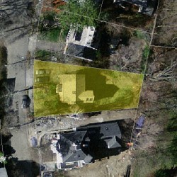 90 Eastbourne Rd, Newton MA 02459-1206 aerial view