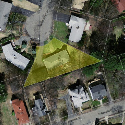 62 Bencliffe Cir, Newton MA 02466-1101 aerial view