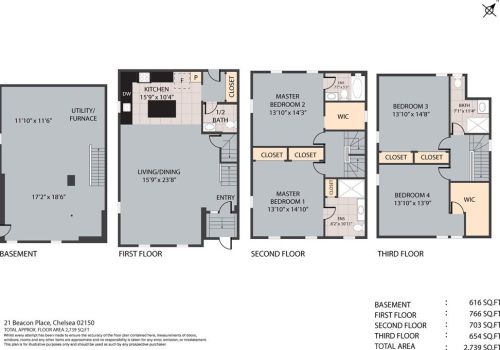 21 Beacon Pl, Chelsea MA  02150-1705 exterior