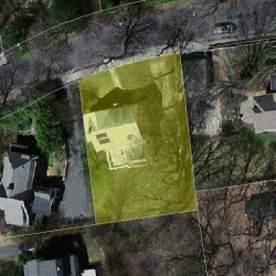 87 Fenwick Rd, Newton MA  02468-2227 aerial view