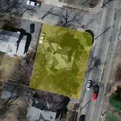 1025 Walnut St, Newton MA 02461-1140 aerial view