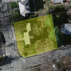 68 Olde Field Rd, Newton MA 02459-2734 aerial view