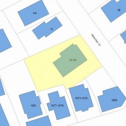 59 Parsons St, Newton MA 02465-2137 plot plan