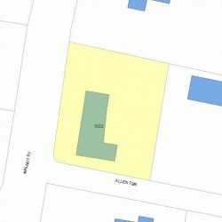 1082 Walnut St, Newton MA 02461-1249 plot plan