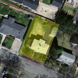 12 King St, Newton MA 02466-1204 aerial view