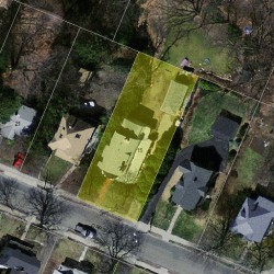 15 Orris St, Newton MA  02466-1313 aerial view
