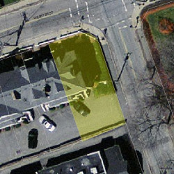 56 Webster St, Newton MA  02465-1819 aerial view