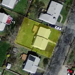 3 Anthony Cir, Newton MA 02460-1109 aerial view