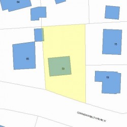 59 Commonwealth Park, Newton MA  02459-1024 plot plan