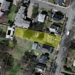 251 Cherry St, Newton MA 02465-1607 aerial view