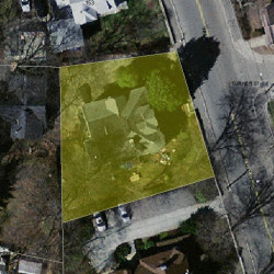 161 Walnut St, Newton MA 02460-1601 aerial view