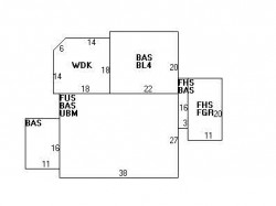 23 Ashford Rd, Newton MA  02459-1228 floor plan