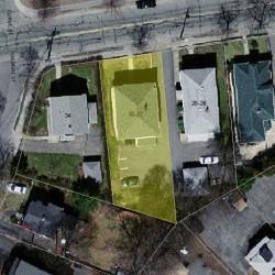 30 Auburn St, Newton MA  02465-2205 aerial view