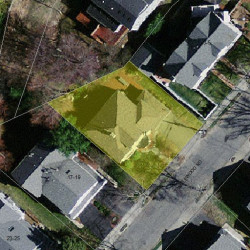 11 Tanglewood Rd, Newton MA 02459-2849 aerial view