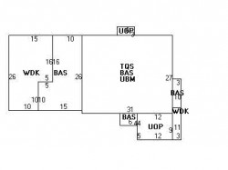 38 Waban St, Newton MA 02458-1534 floor plan