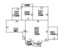 15 Temple St, Newton MA 02465-2417 floor plan
