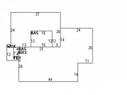 138 Tolman St, Newton MA 02465-1022 floor plan